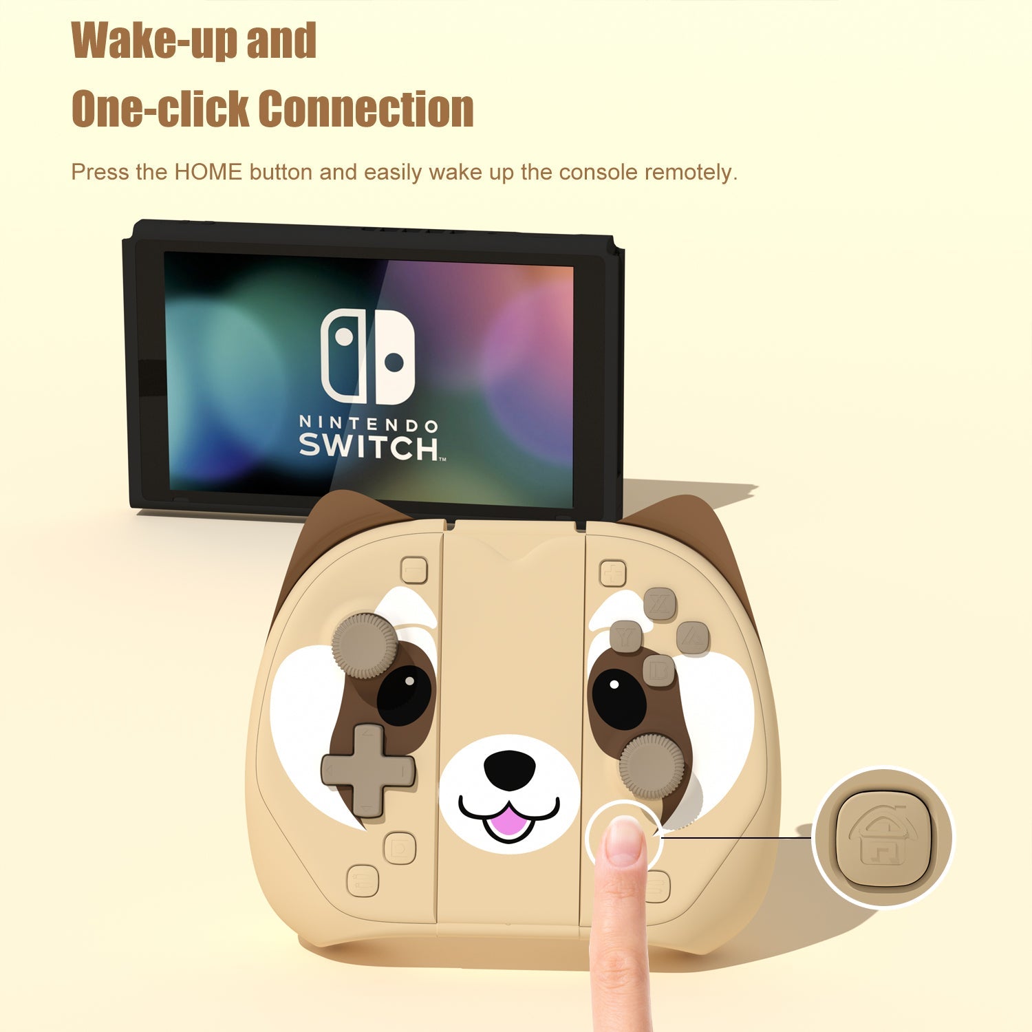 Mytrix Brownie - JoyPad for Nintendo Switch, the Newest Switch OLED, and Switch Lite Mytrix Brownie - JoyPad for Nintendo Switch, the Newest Switch OLED, and Switch Lite